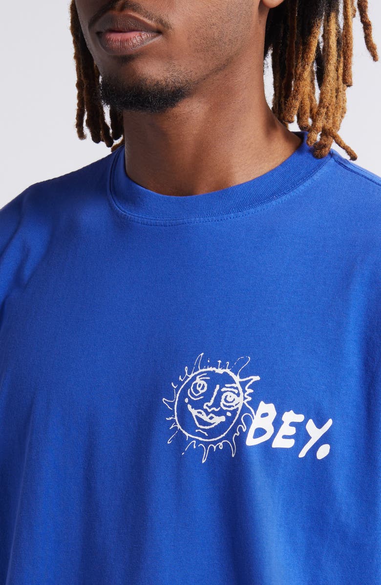 Obey Disorder Graphic T-Shirt, Alternate, color, Surf Blue