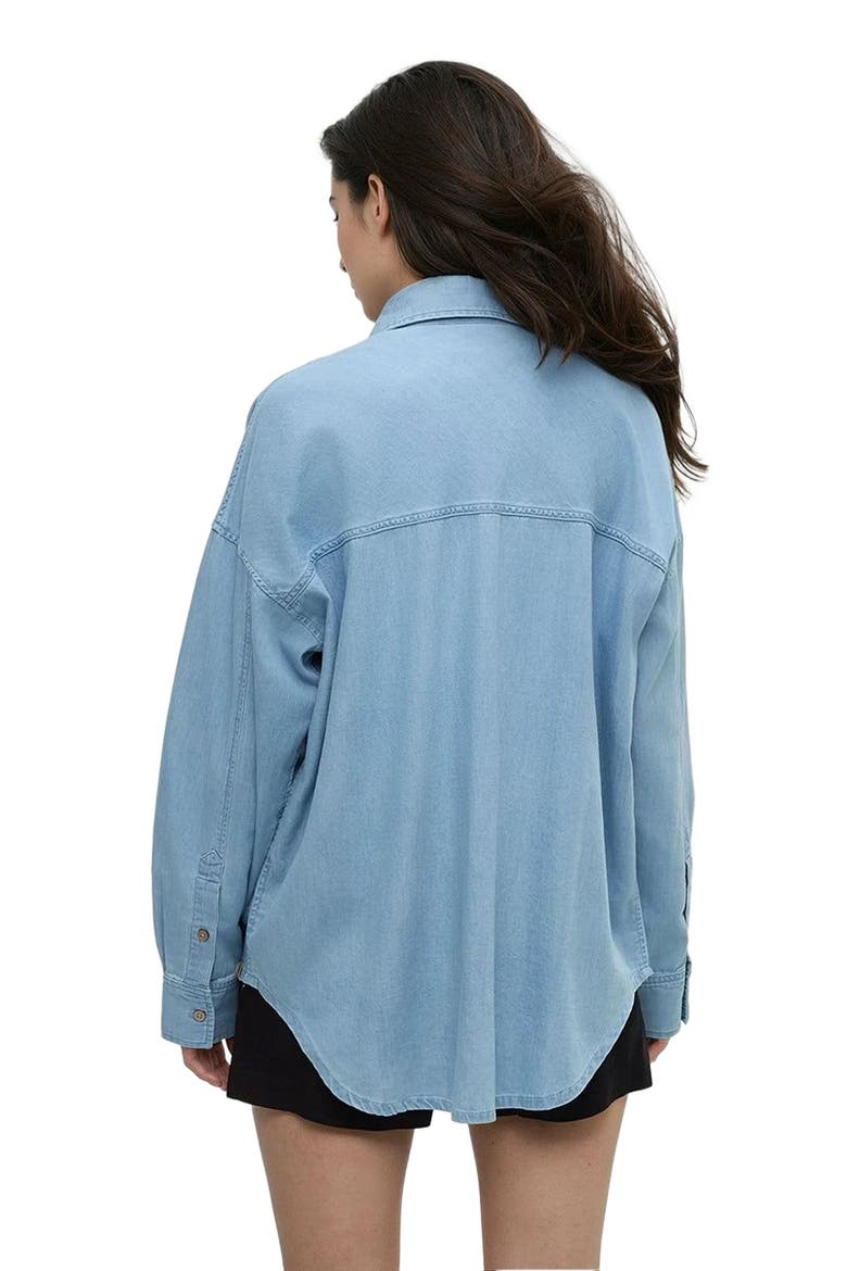 Denim West End Shirt, Alternate, color, Light Wash