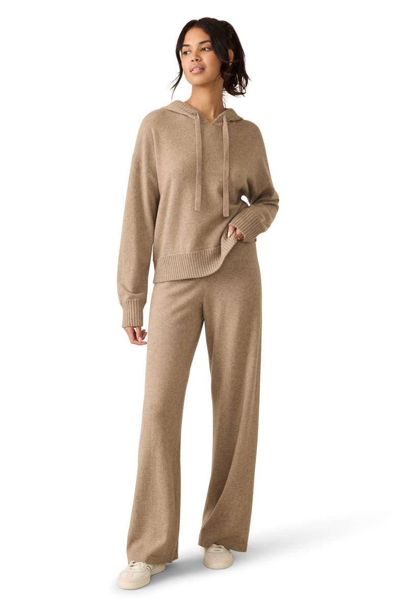 Faherty Tropical Cashmere Hoodie, Alternate, color, Driftwood