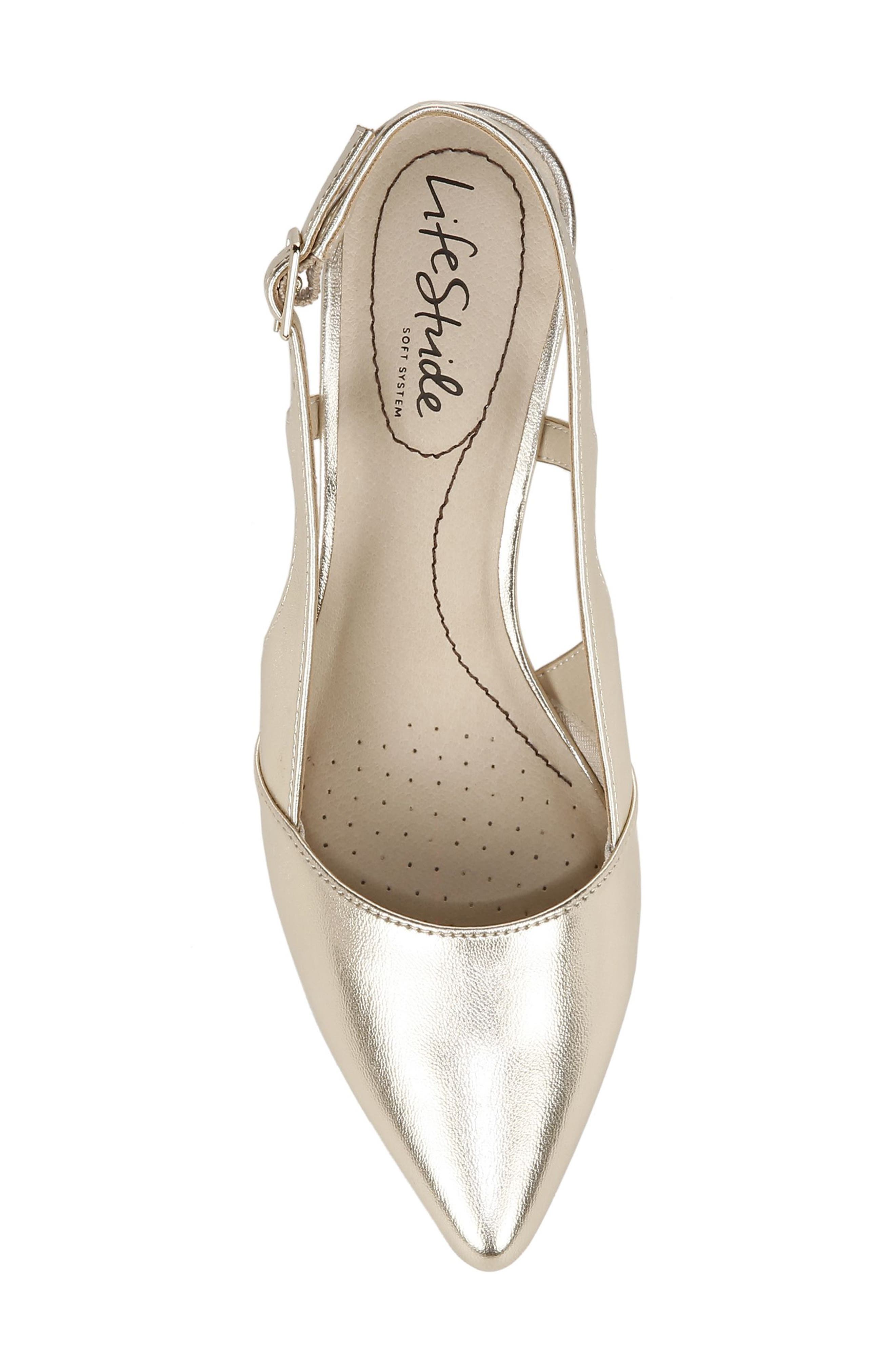 LifeStride Social Slingback Pointed Toe Pump, Alternate, color, 