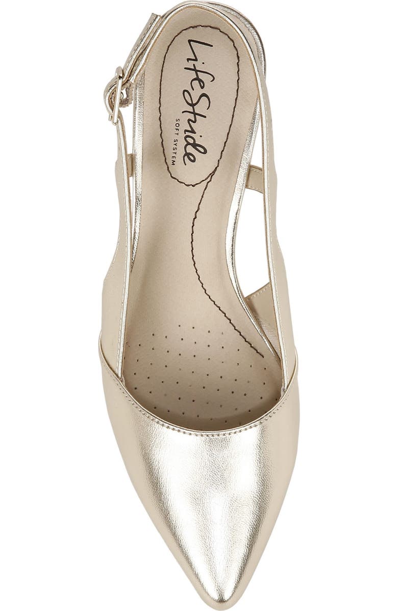 LifeStride Social Slingback Pointed Toe Pump, Alternate, color,