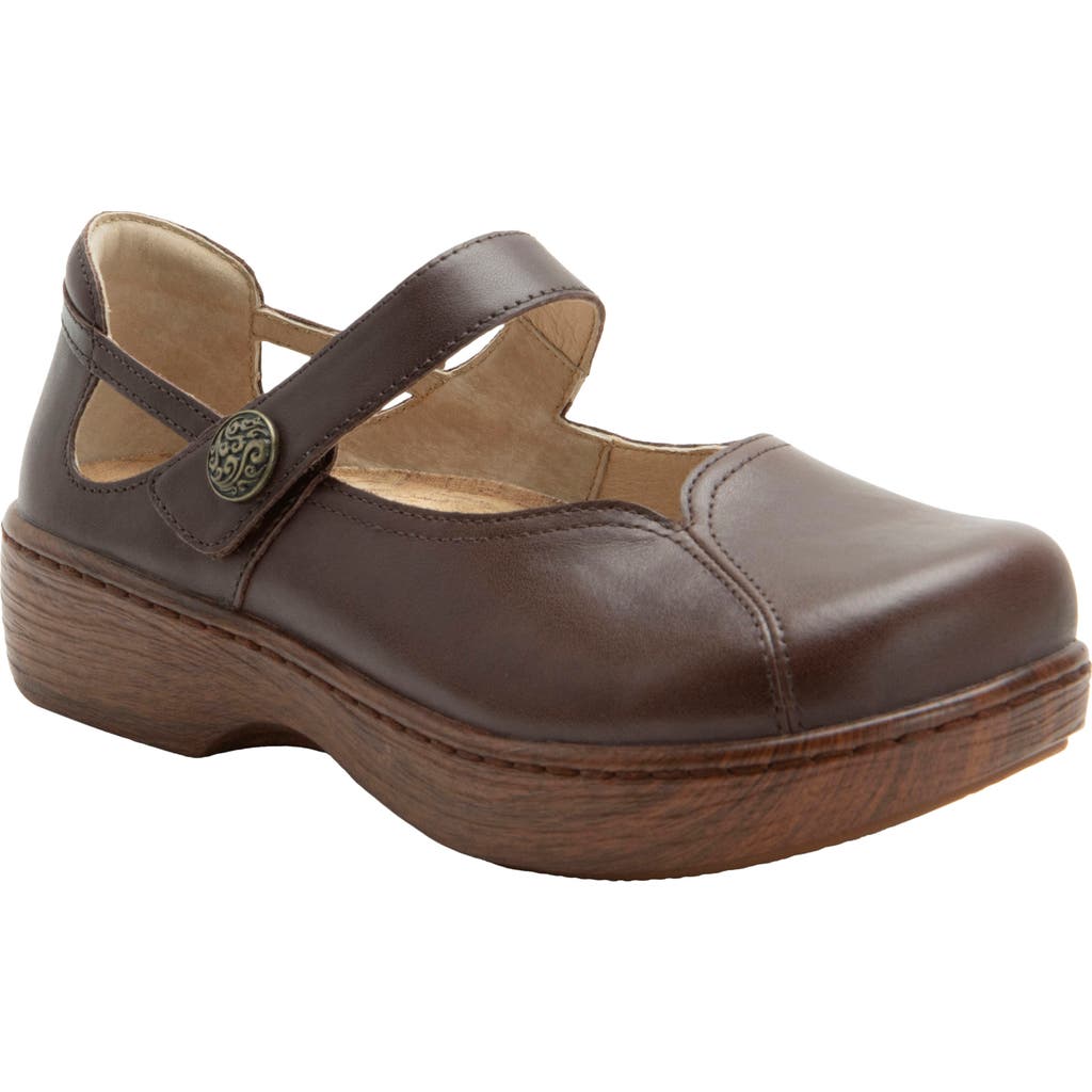 Alegria By Pg Lite Onika Mary Jane Clog In Brown