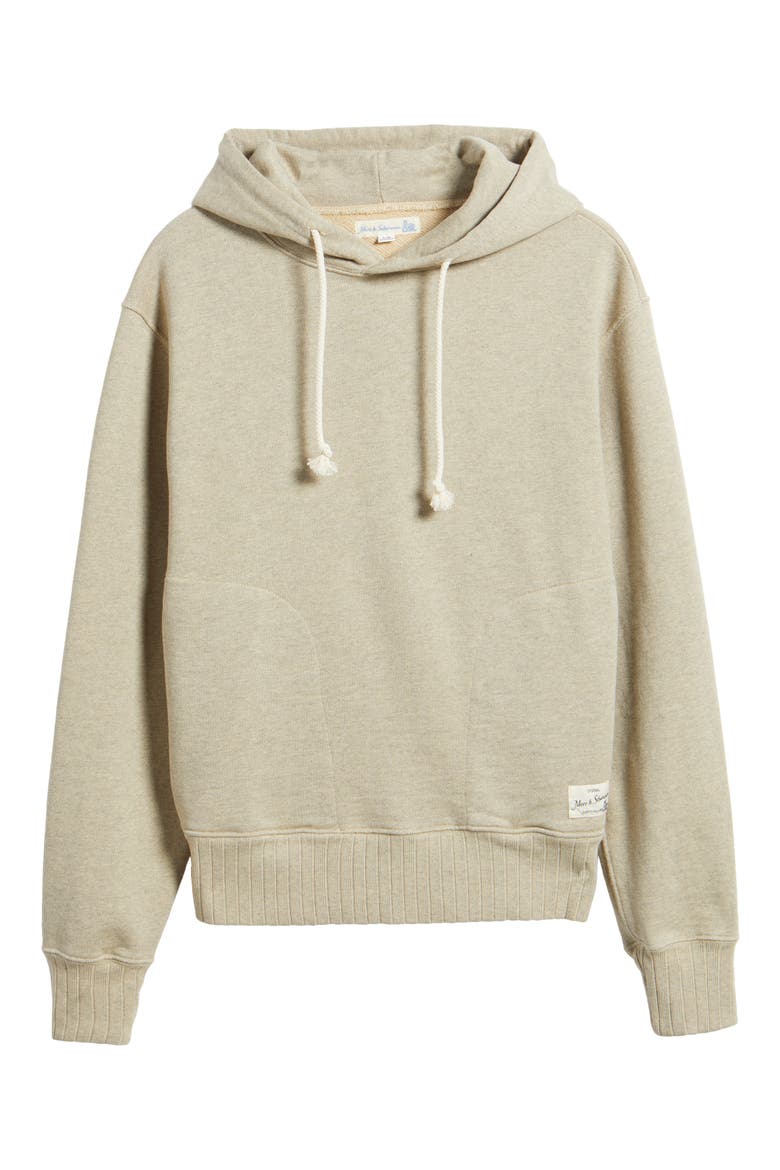 Organic Cotton Hoodie, Alternate, color, V GREY MELANGE