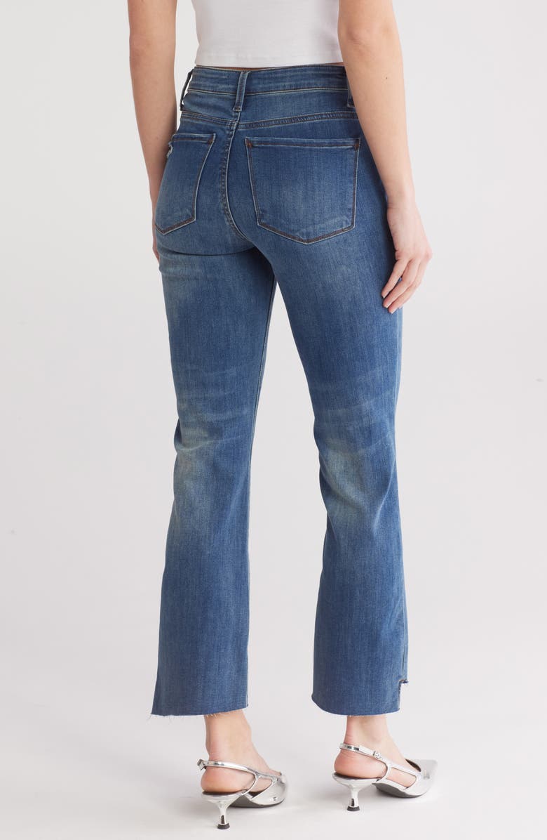 Whetherly Savannah High Waist Step Hem Flare Leg Jeans, Alternate, color, 