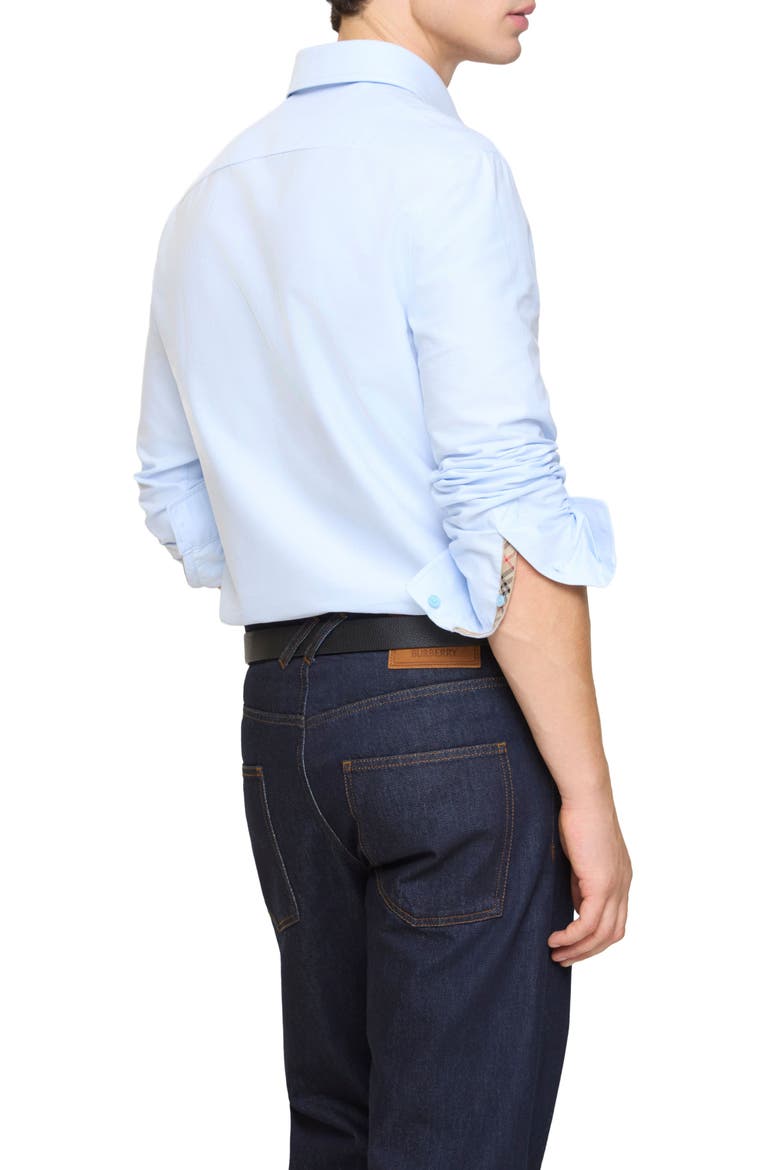 Standrich EKD Slim Fit Cotton Oxford Button-Down Shirt, Alternate, color, BLUE SMOKE