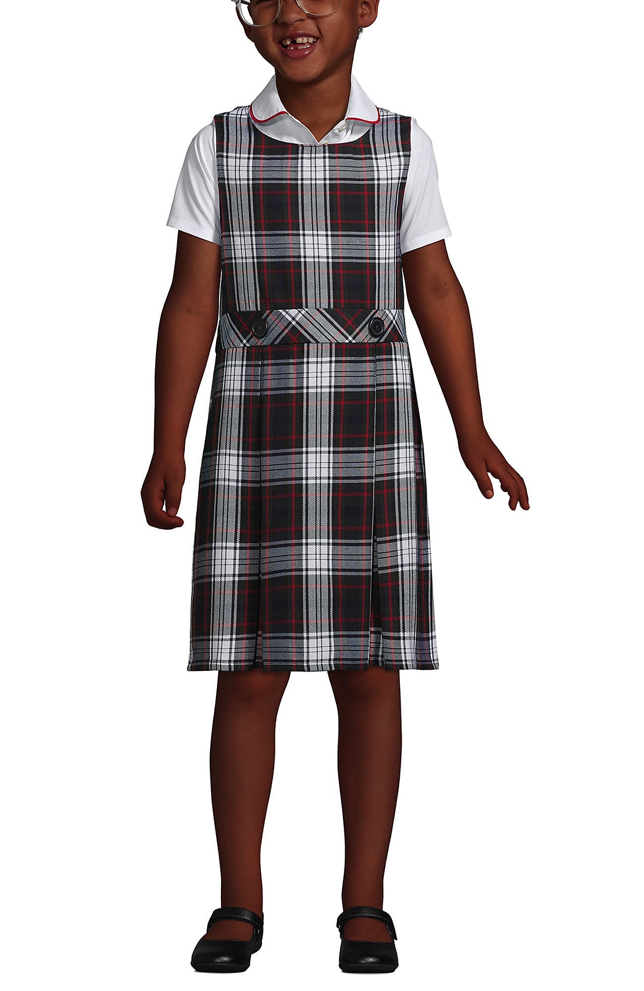 Evergreen/White Plaid
