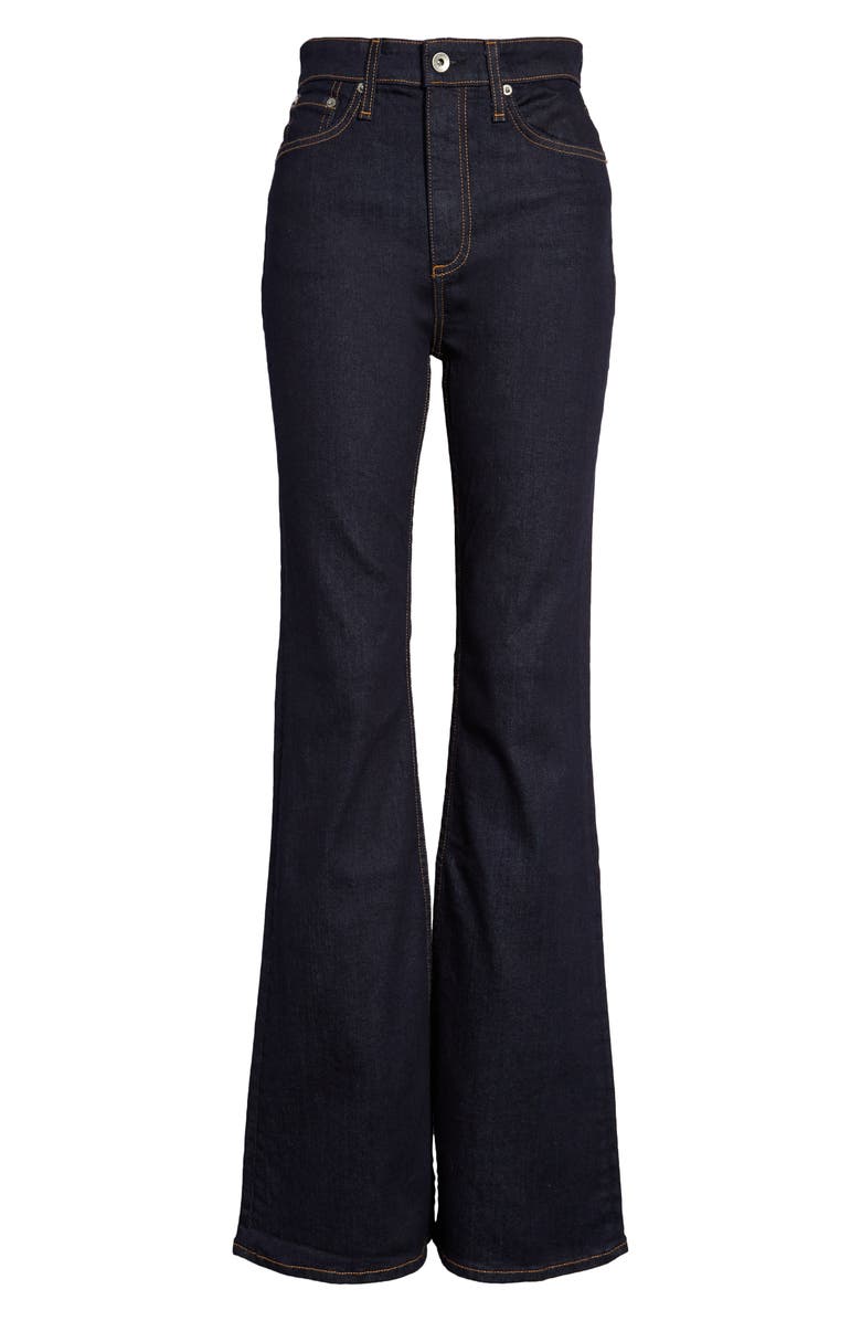 rag & bone Casey High Waist Flare Jeans, Alternate, color, 