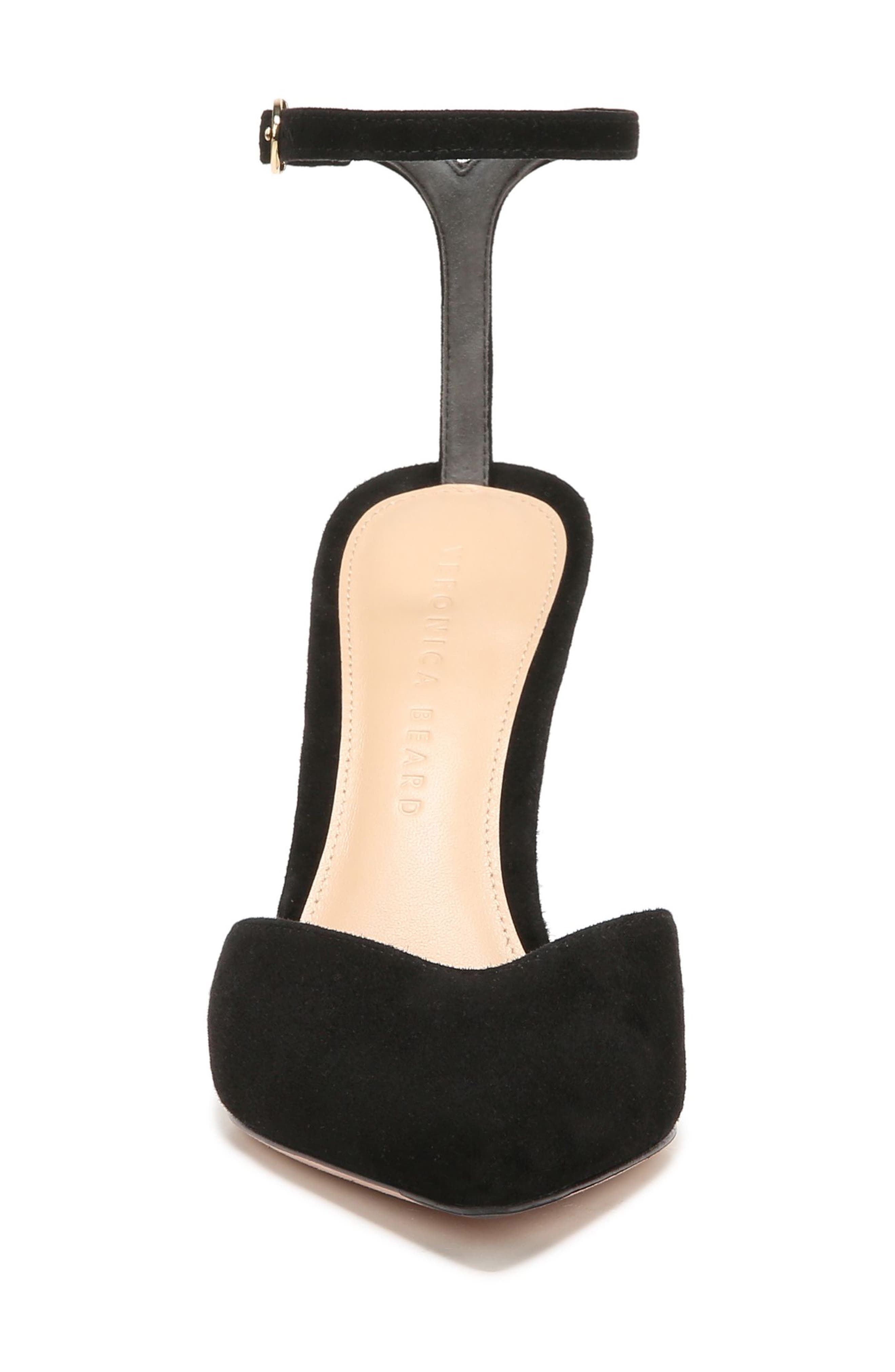Lisa Pointed Toe Pump, Alternate, color, BLACK