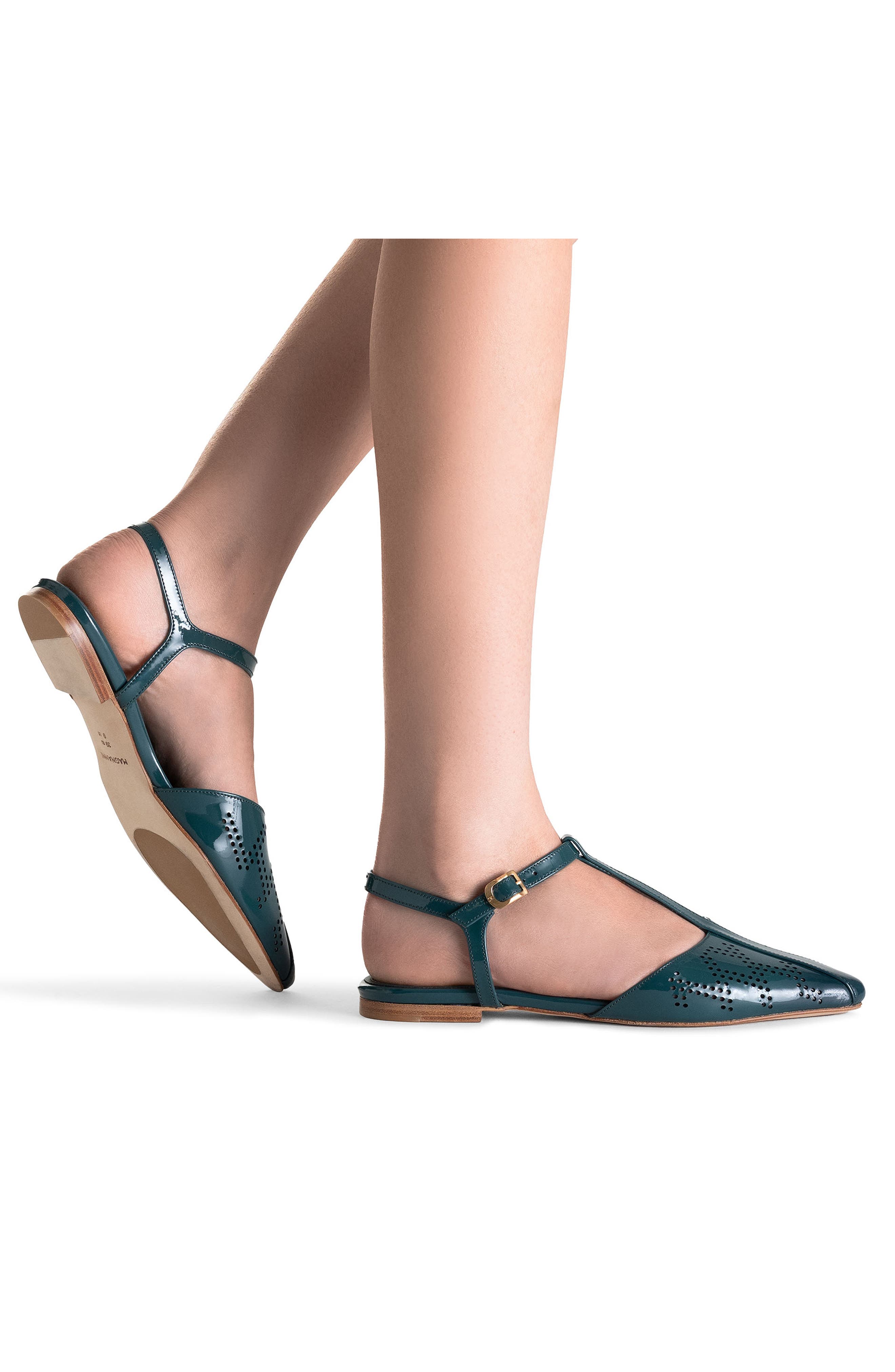 Siona Ankle Strap Pointed Toe Flat - image 4