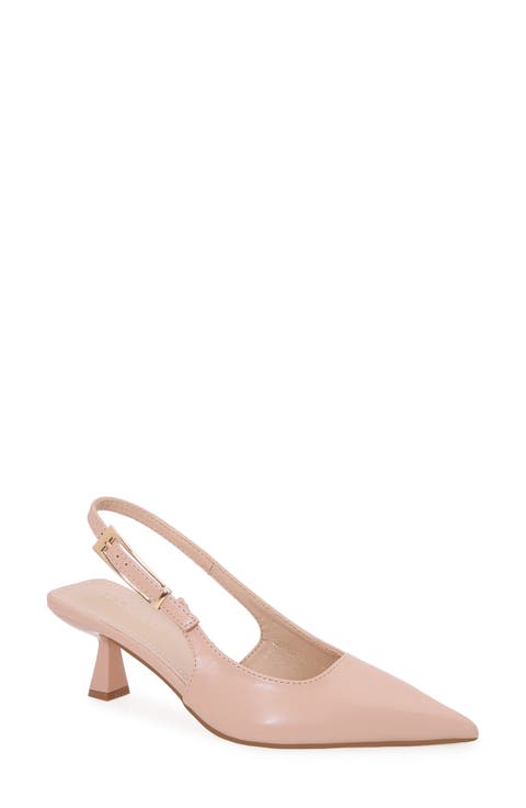 Cassandra Slingback Kitten Heel Pump (Women)