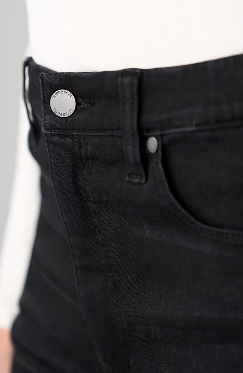Liverpool Rowan Comfort Waist Slim Jeans, Alternate, color, Crow Stone