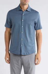 Robert Barakett Orlando Short Sleeve Button-Up Shirt