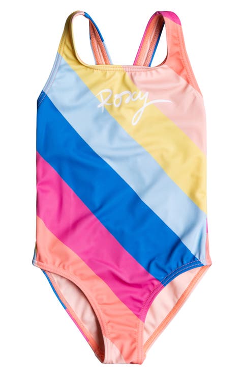 Kids' Stripe One-Piece Swimsuit (Toddler, Little Girl & Big Girl)