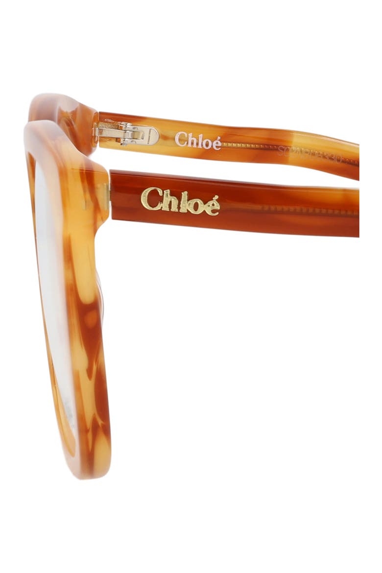 52mm Rectangular Optical Glasses, Alternate, color, HAVANA HAVANA TRANSPARENT