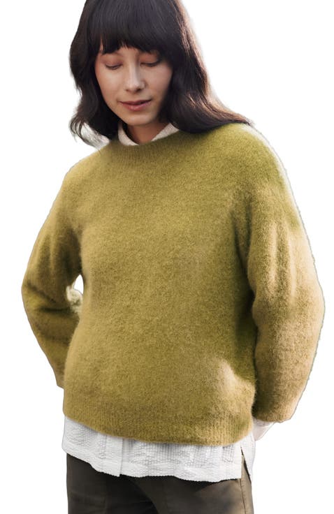 Crew Neck Alpaca Sweater