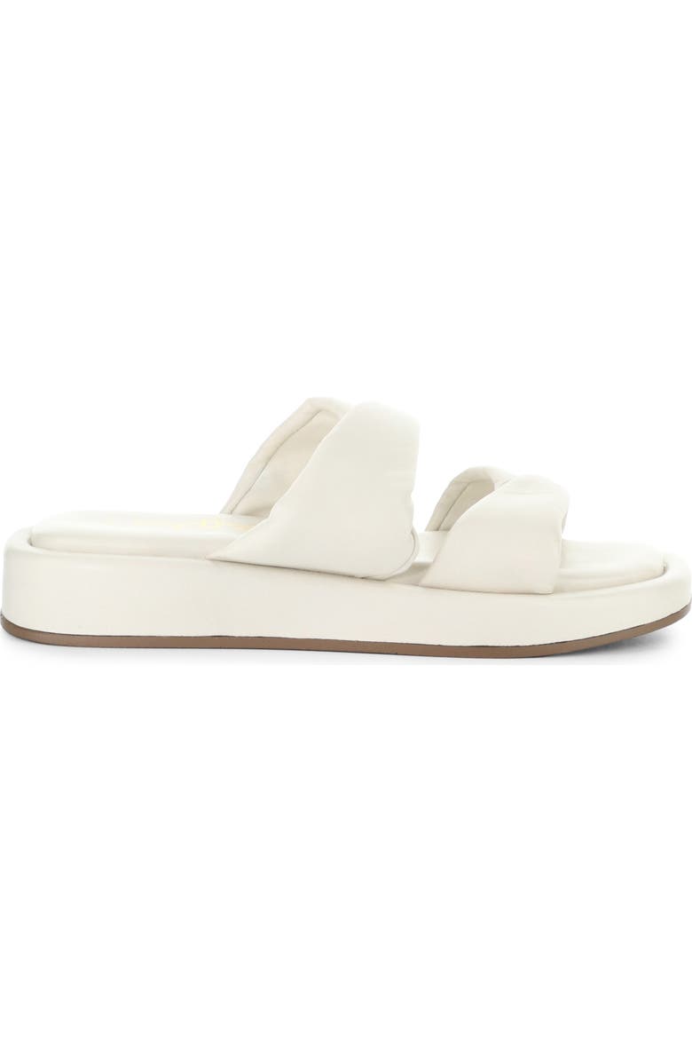 Bos. & Co. Bayla Platform Wedge Slide Sandal, Alternate, color, White