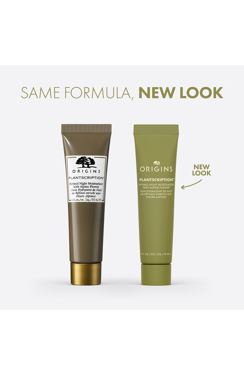 Origins Plantscription<sup>™</sup> Retinol Night Moisturizer with Alpine Flower, Alternate, color, 