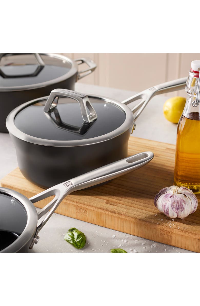 ZWILLING Motion Ceramic 10-Piece Cookware Set, Alternate, color, Black