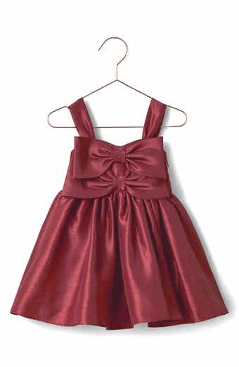 Kids' Cindy Double Bow Occasion Dress