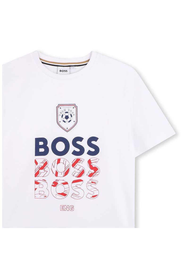 Kids' Short Sleeve Logo Graphic T-Shirt, Alternate, color, WHITE