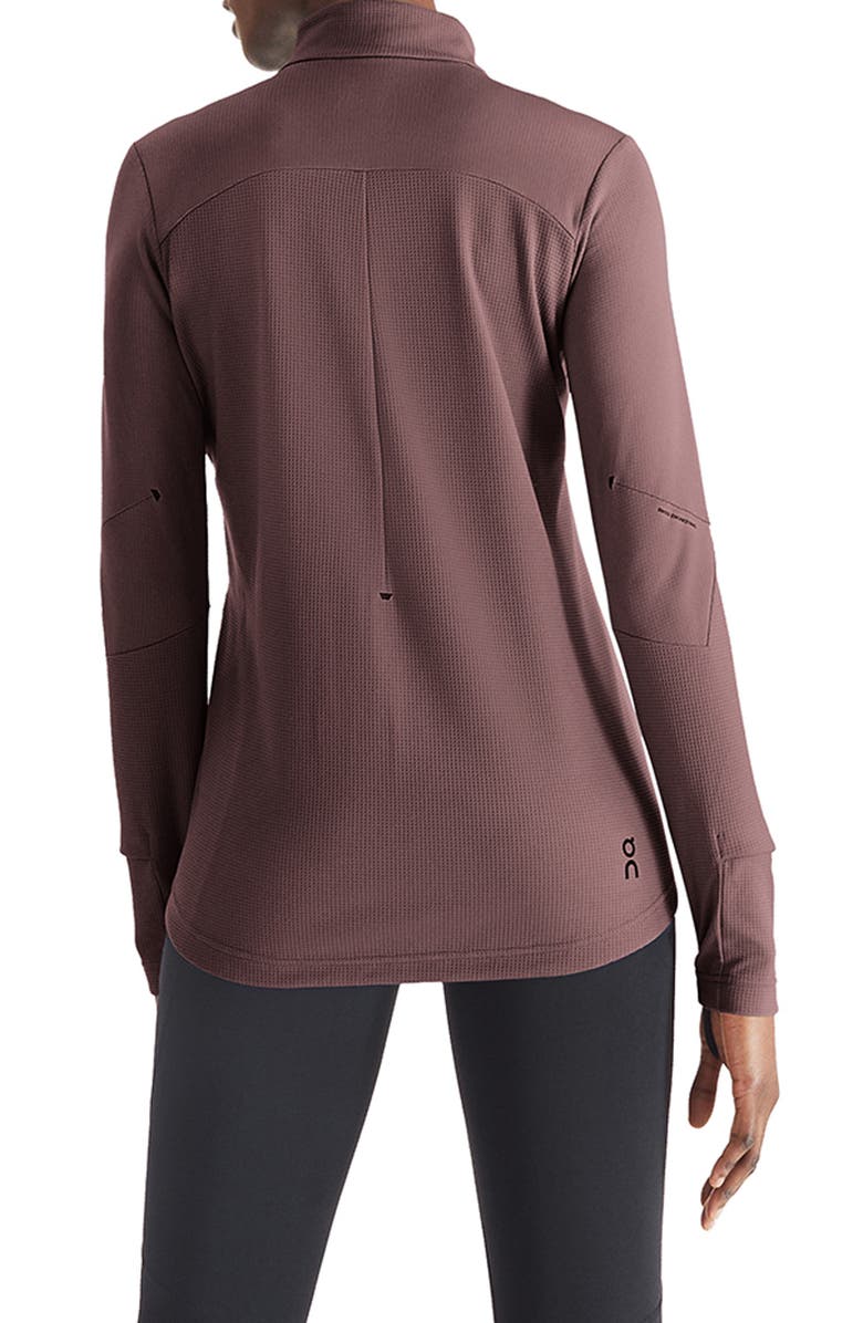 On Climate Quarter Zip Running Top, Alternate, color, 