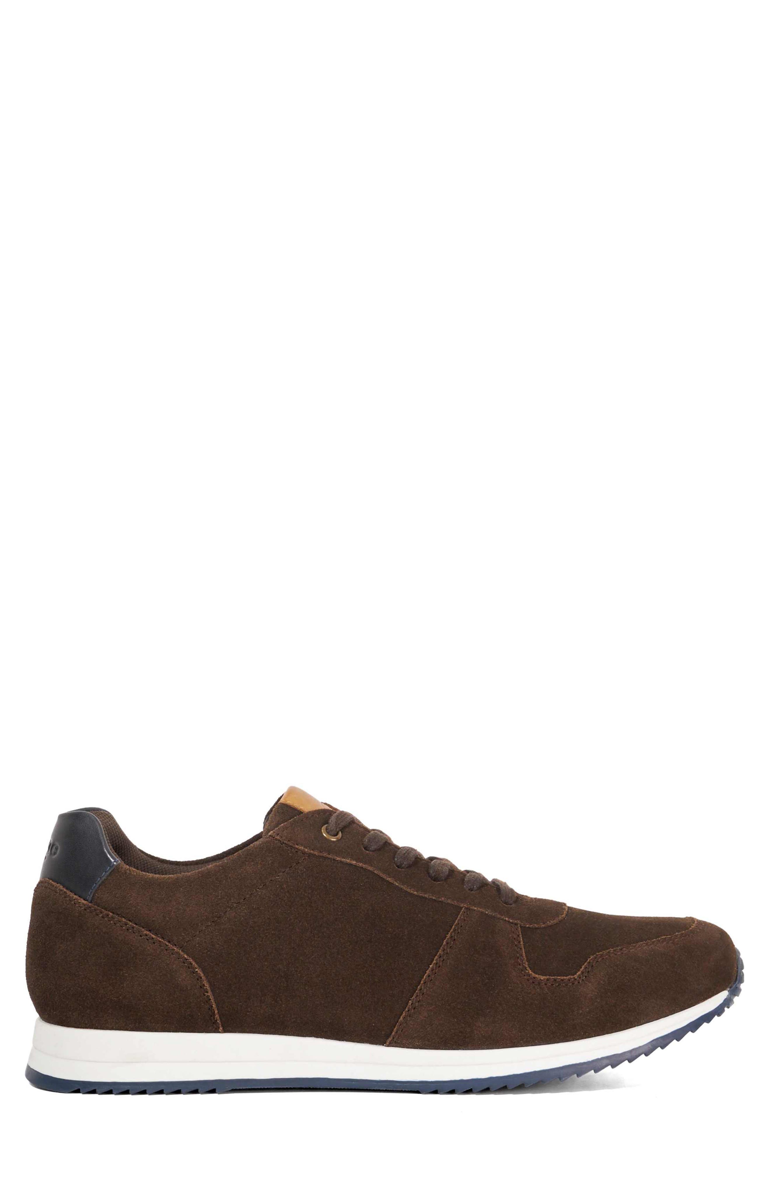 Dune London Toulous Sneaker, Alternate, color, Brown