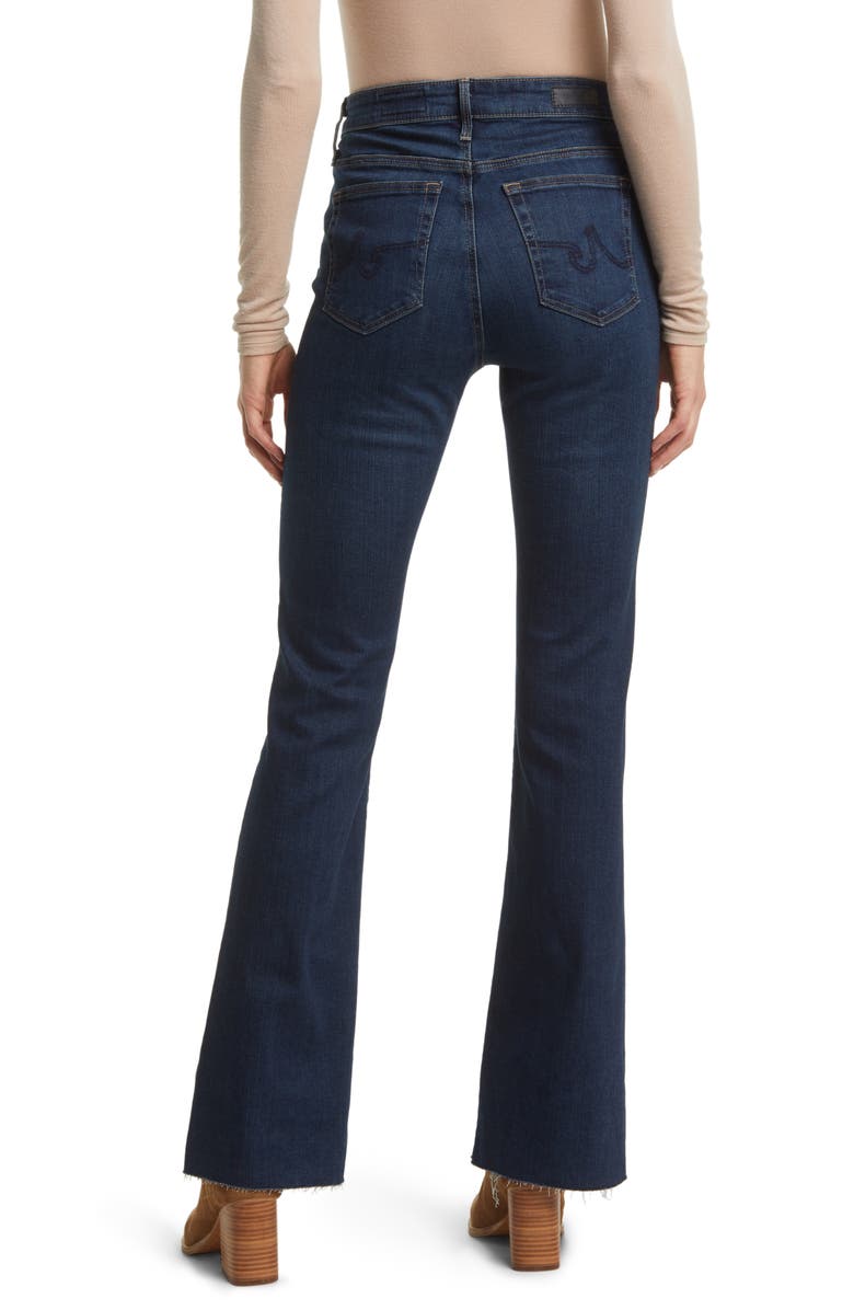 AG Farrah High Waist Fray Hem Bootcut Jeans, Alternate, color, 