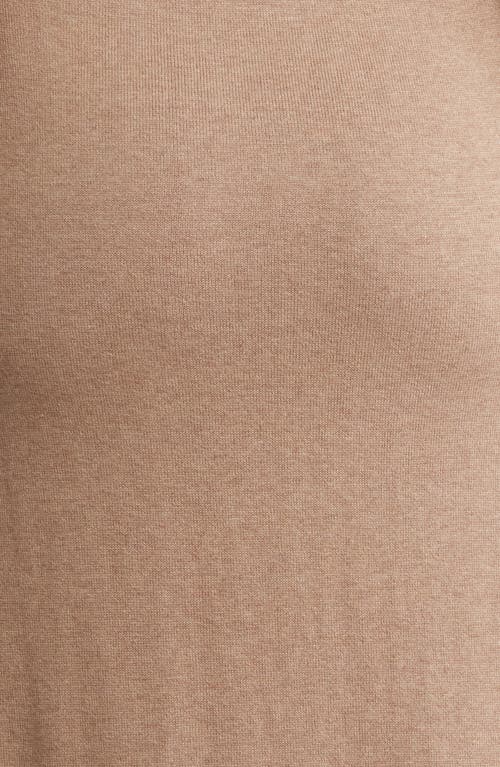Shop Simkhai Skyla Long Sleeve Cotton & Cashmere Sweater Dress