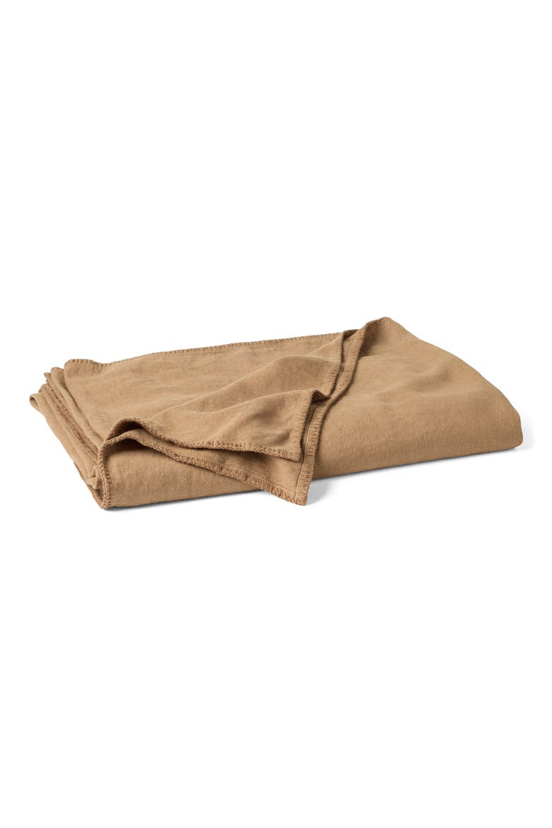 Helena Organic Linen Blanket, Main, color, DOE