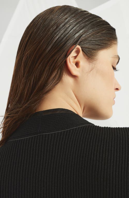 Brunello Cucinelli Layered Cardigan With Monili In Black