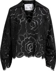 CISSA Open-Stitch Cotton Top