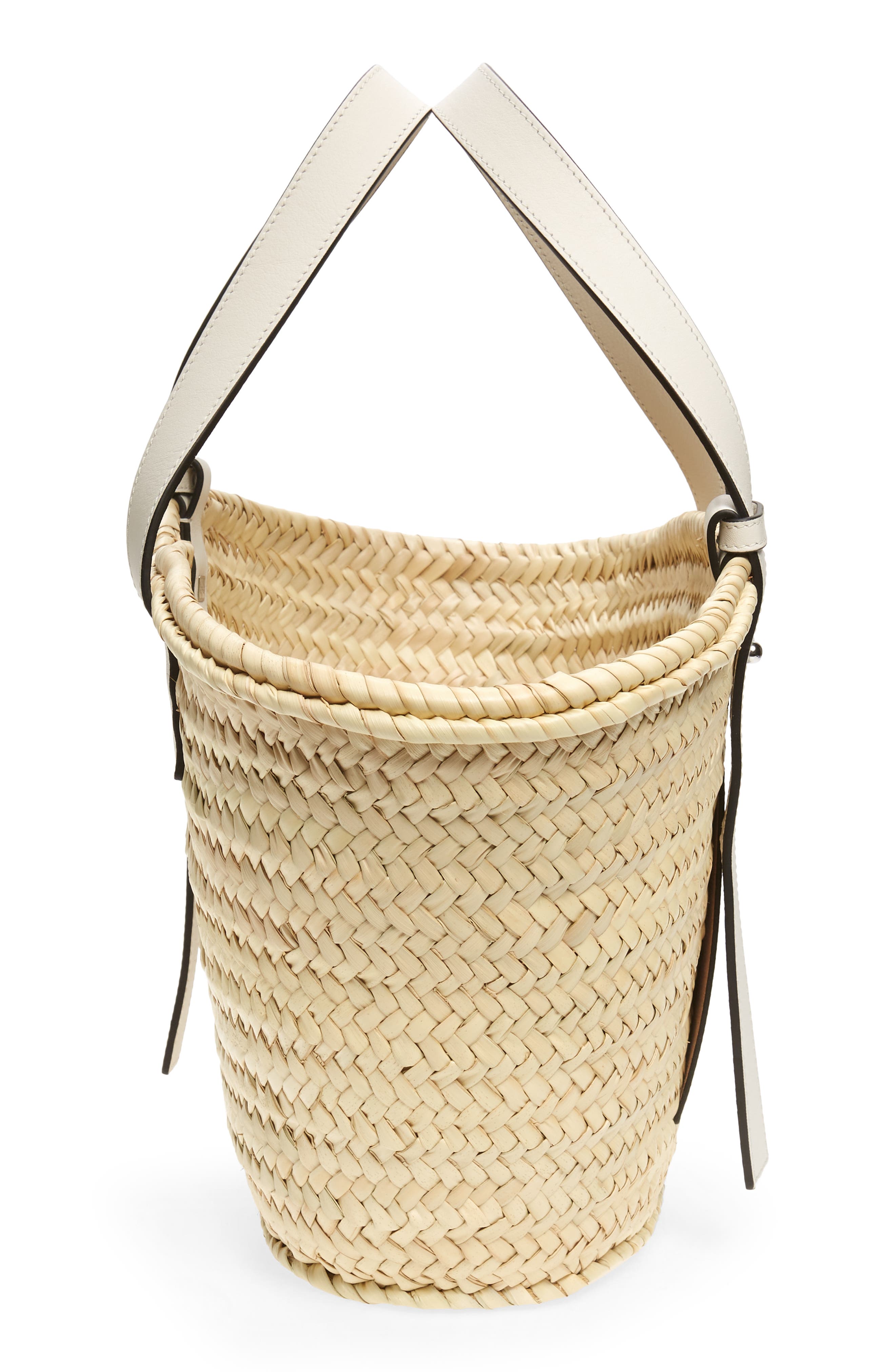 Loewe x Paula's Ibiza Palm Leaf Basket Bag, Alternate, color, 