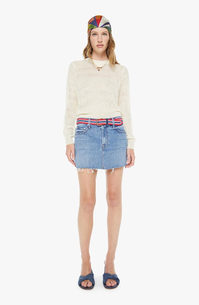 MOTHER The Braided Belt, Alternate, color, Good Game Navy