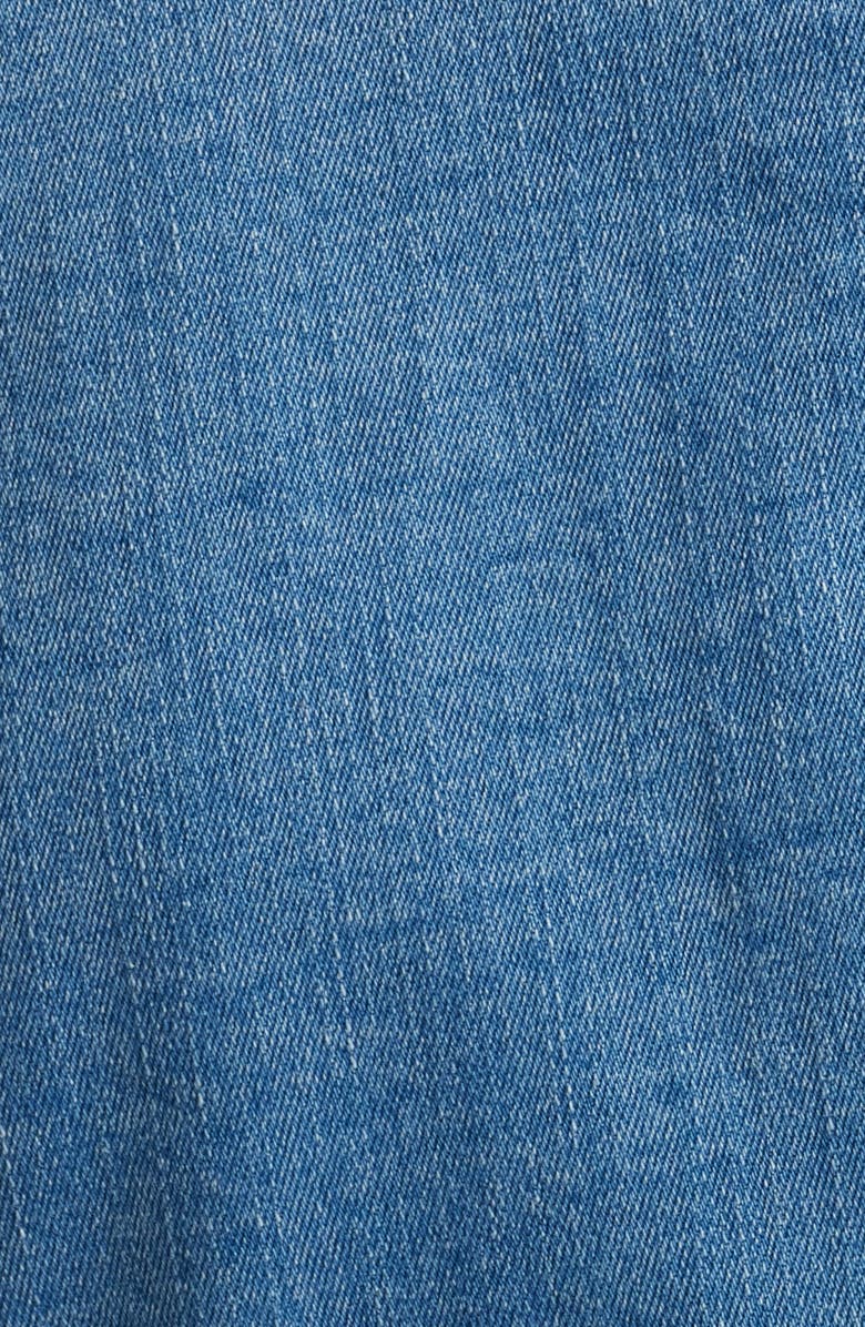 Wit & Wisdom Peplum Denim Jacket, Alternate, color, Light Blue