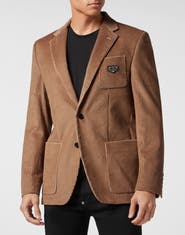 PHILIPP PLEIN Corduroy Blazer Gigolò Fit Iconic Plein Men