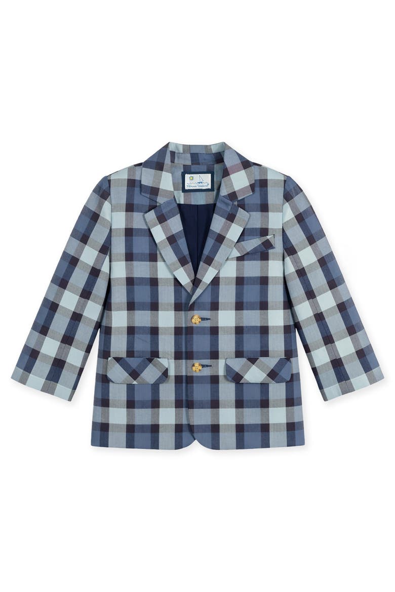 Plaid Blazer, Main, color, Blue & Navy Plaid