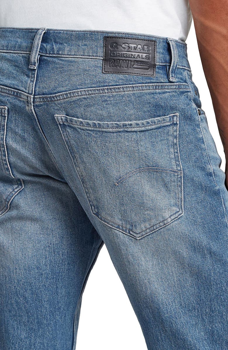 G-STAR Mosa Straight Jeans, Alternate, color, Sun Faded Blue Donau