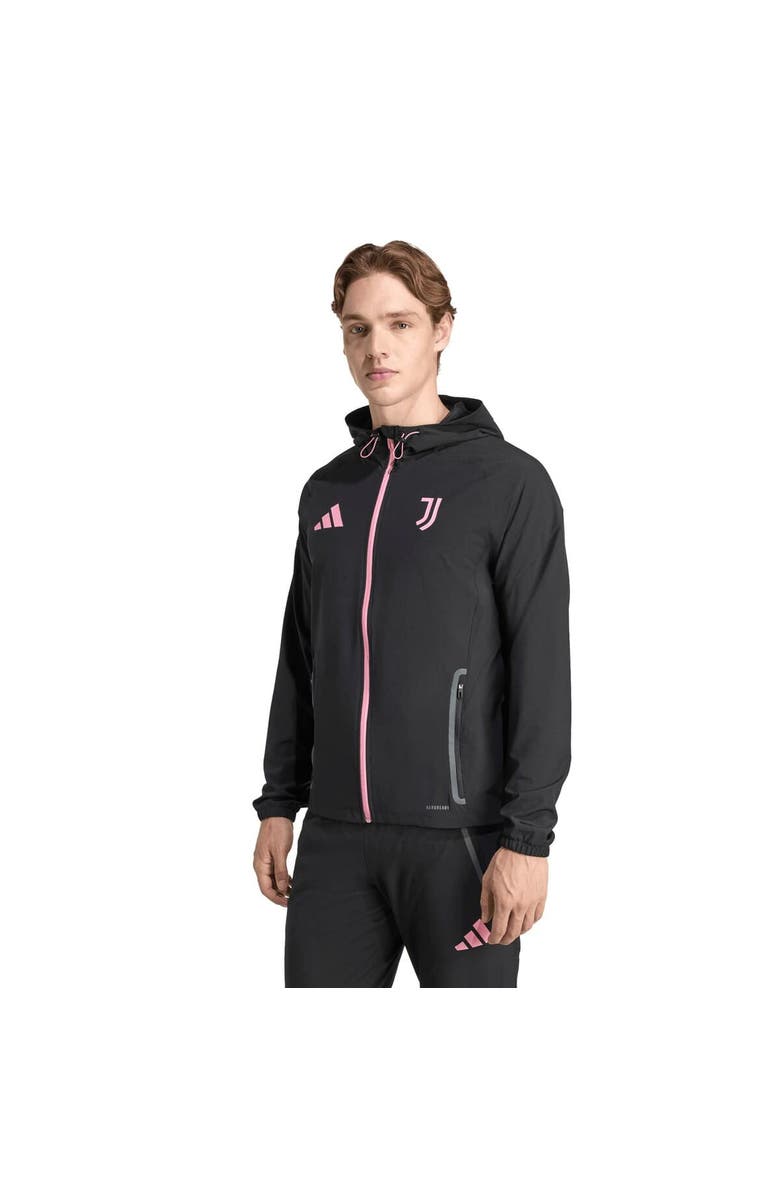 adidas Men's adidas Black Juventus 2025/26 Tiro Vis Tech Travel Jacket, Alternate, color, Black