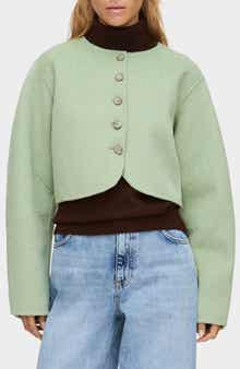 ALIGNE Angelina Wool Blend Crop Jacket