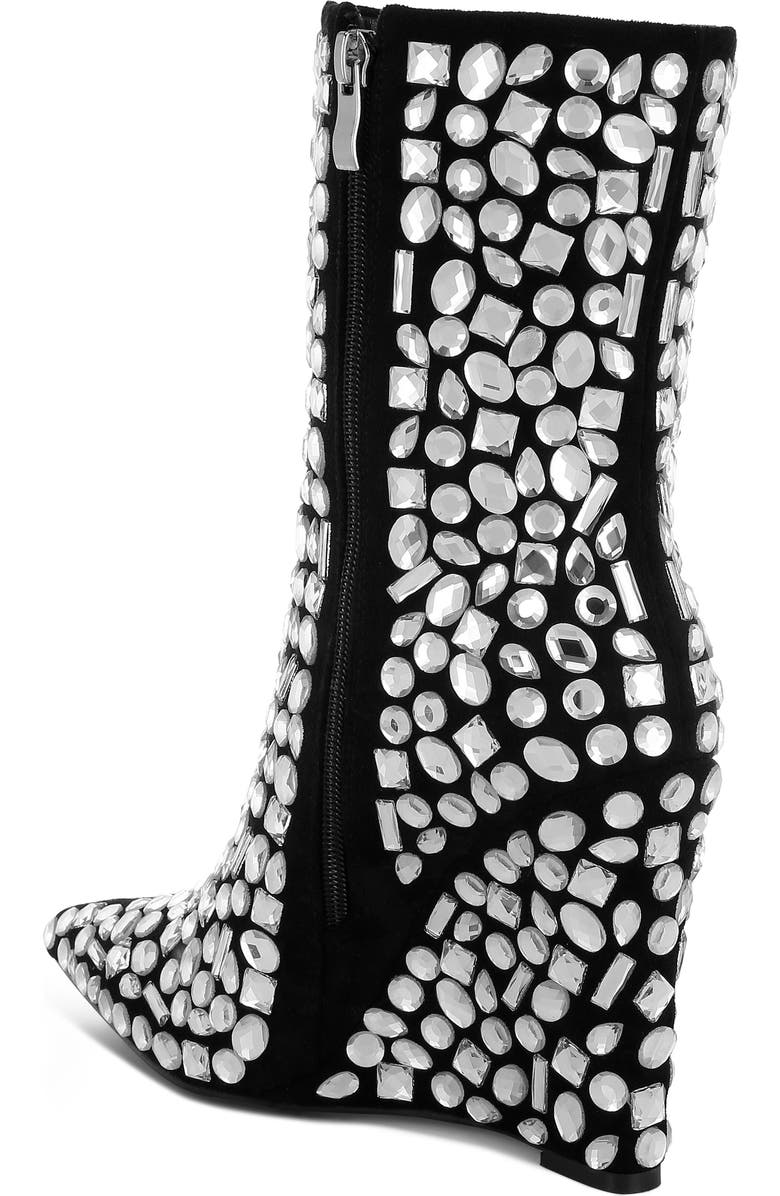 LONDON RAG Trend Wedge Bootie, Alternate, color, Black