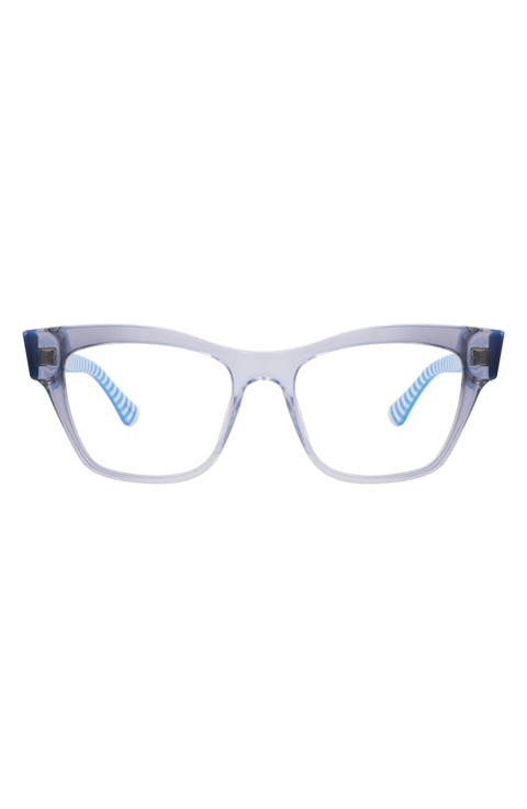 myno 50mm cat eye blue light blocking reading glasses