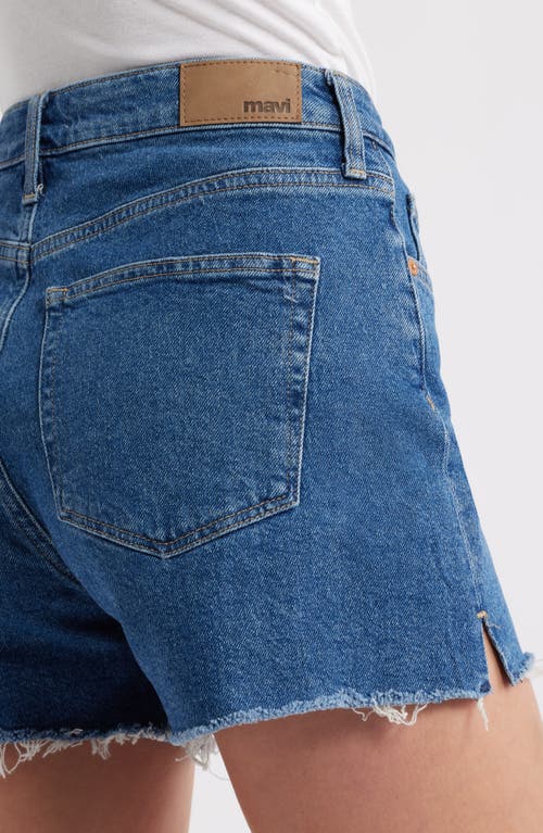 Mavi Jeans Heidi High Waist Relaxed Denim Cutoff Shorts