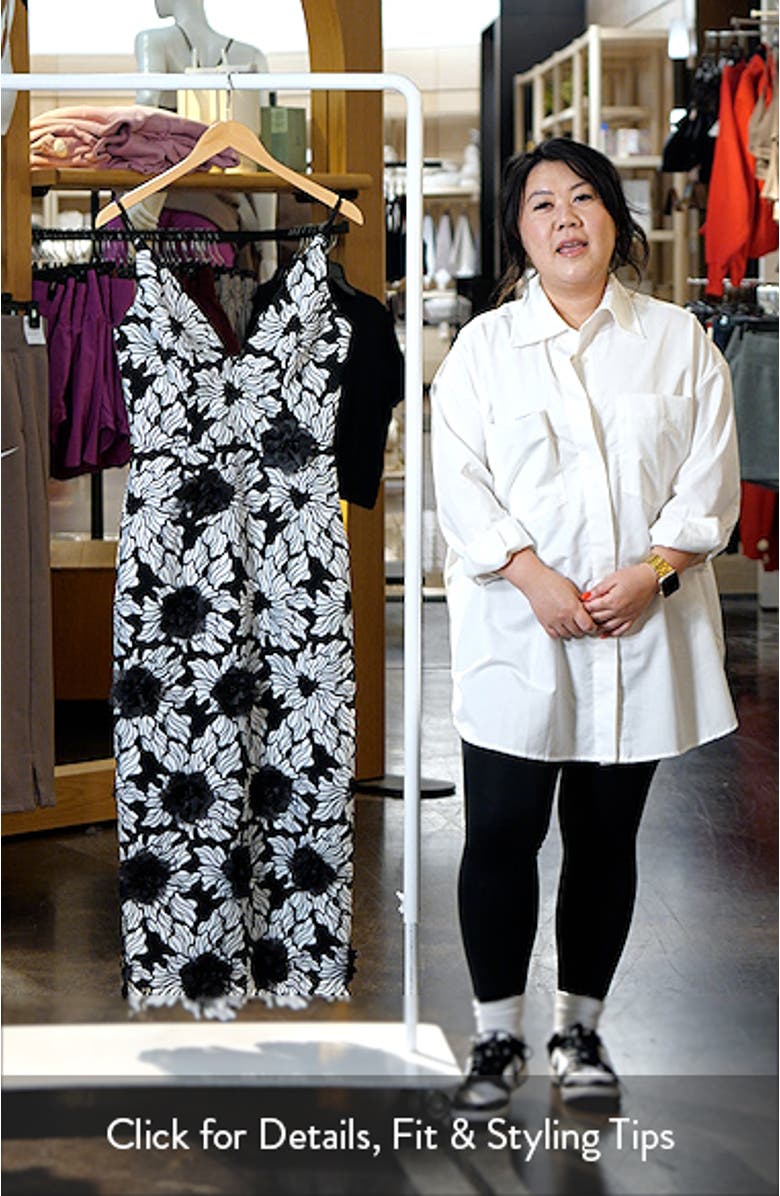 Norah Floral Appliqué Gown, sales video thumbnail