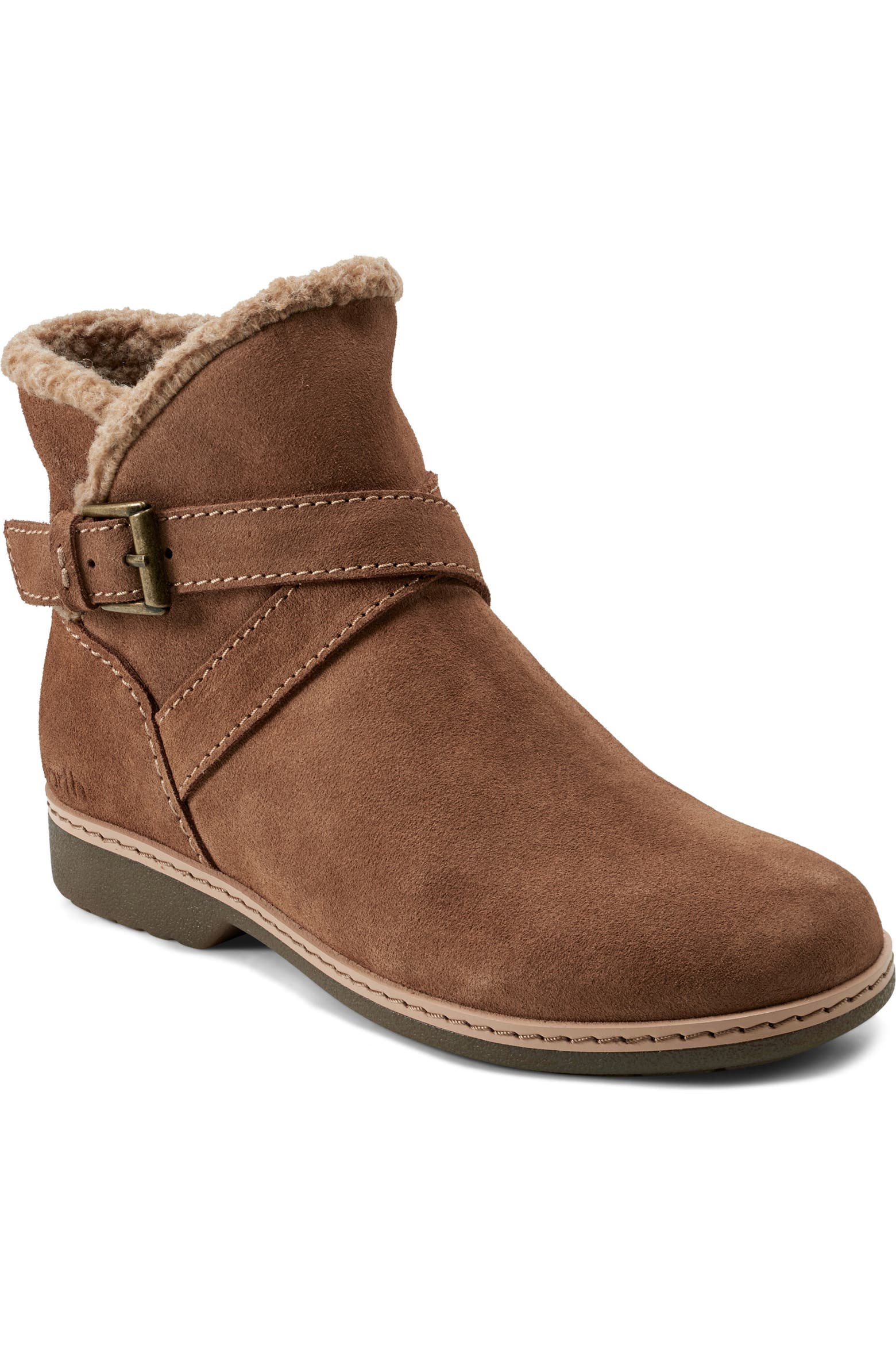 Hutton Brown Earth® Hutton Water Repellent Faux Fur Lined Bootie (Women) | Nordstrom