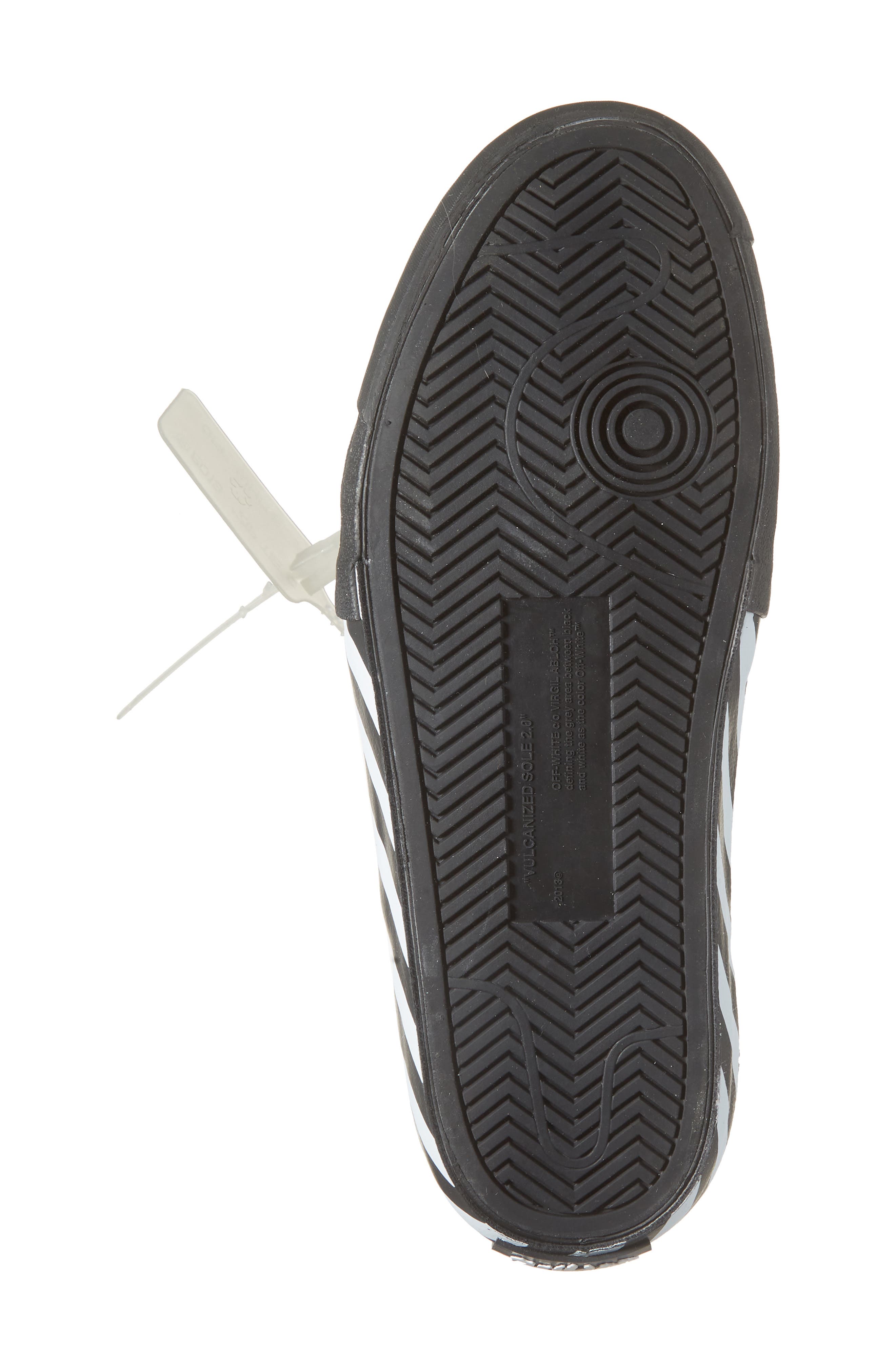 Off-White Vulc Undercut Sneaker, Alternate, color, Black - White