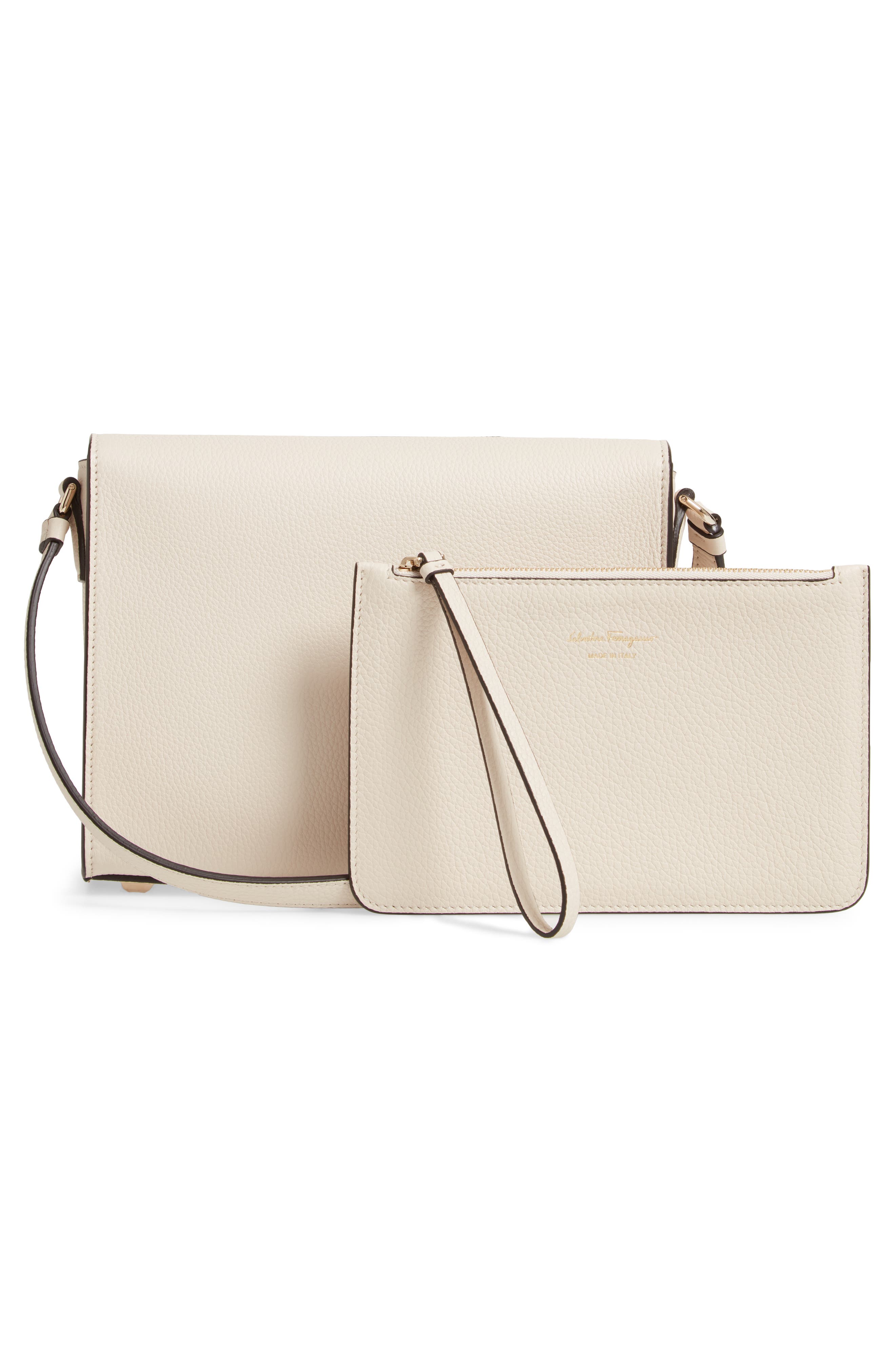 FERRAGAMO Salvatore Ferragamo Small The Studio Leather Crossbody Bag, Alternate, color, 