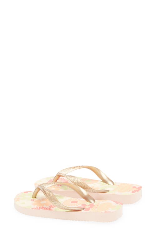 Havaianas 'flores' Flip Flop In Ballet Rose