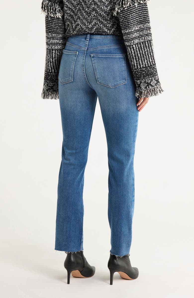 JASON WU Raw Hem Straight Leg Jeans, Alternate, color, Palm Springs Blue
