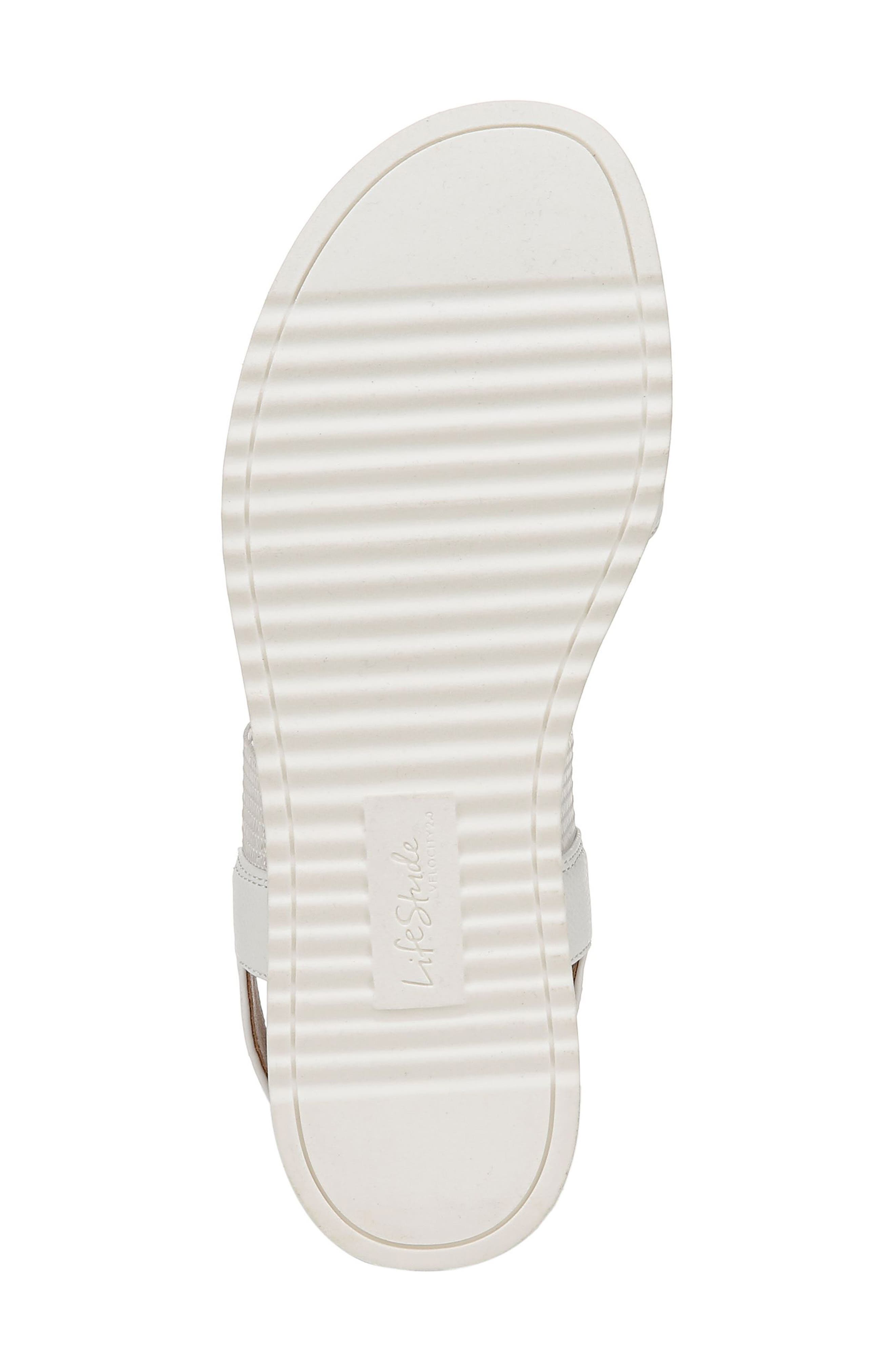 LifeStride Zing Slingback Sandal, Alternate, color, White