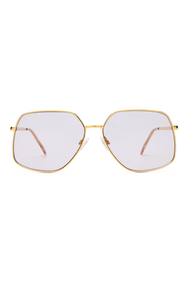 Altair 61mm Aviator Sunglasses, Main, color, GOLD / SAND / LAVENDER TINT